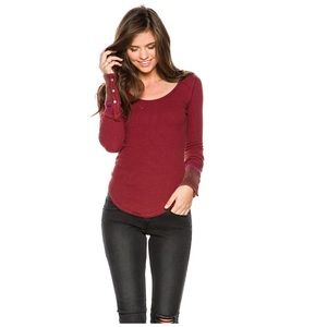 Free People - Newbie Sunny Valley Cuff Thermal Top